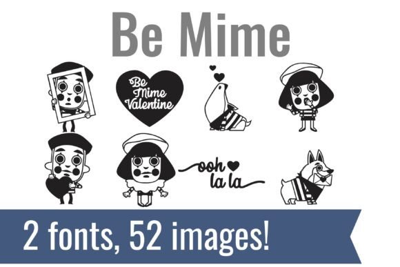 Be Mime Dingbats: Whimsical Fonts for Creative Projects