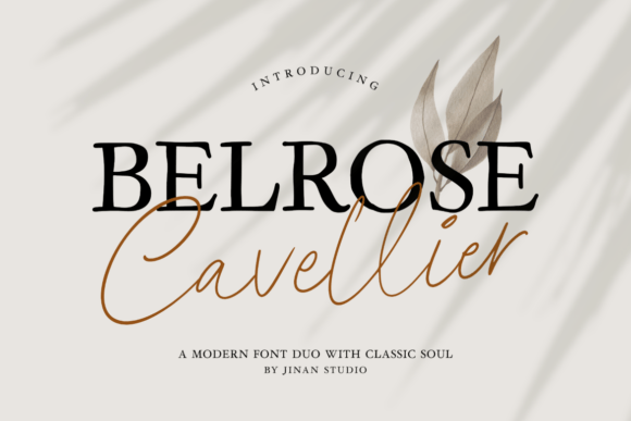 Belrose Cavellier Duo: A Refined Font Pairing