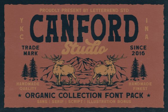 Canford Trio: A Typeface for Authentic Outdoor Branding