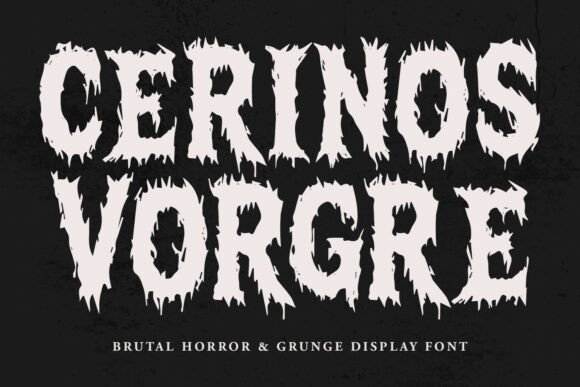 Cerinos Vorgre: A Typeface Forged in Shadow