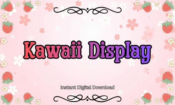 Kawaii Display: Your Sweet Design Secret Weapon