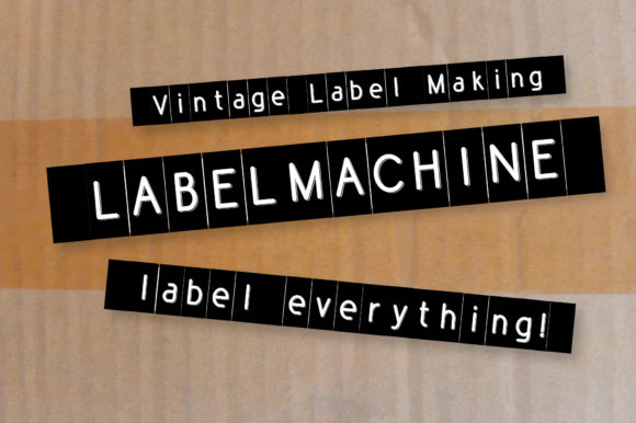 Label Machine: The Adaptable Decorative Font for Creative Projects