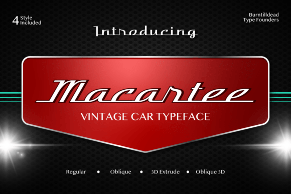 Macartee: The Bold Typeface for Vintage Branding