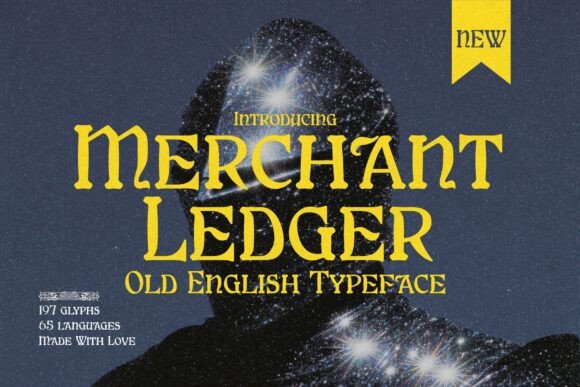 Merchant Ledger: A Gothic Typeface for Bold Design