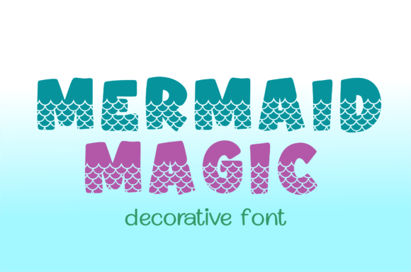 Mermaid Magic: A Charming Font for Whimsical Designs