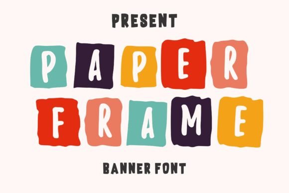 Paper Frame: A Fun Decorative Font for Creative Projects