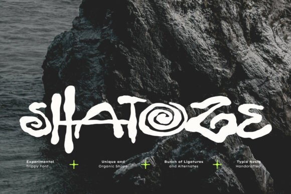 Shatoze: The Raw, Experimental Urban Graffiti Font
