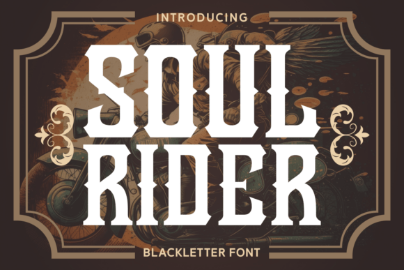 Soul Rider: A Bold Typeface for Authentic Design