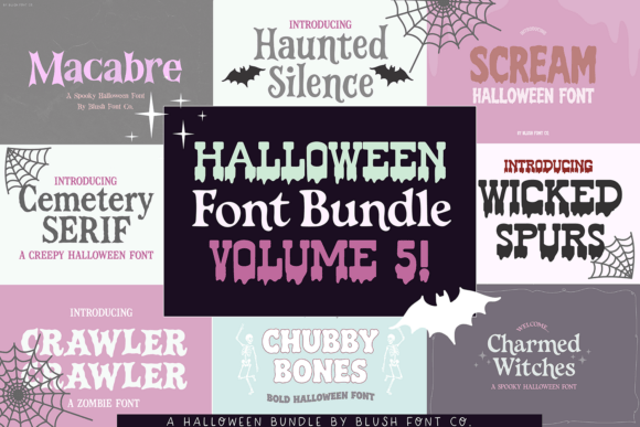Spooky Typography: Halloween Bundle Volume 5