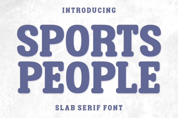 Sports People: A Playful Font for Every Creative Project