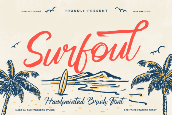 Surfoul: The Hand-Painted Brush Font for Summer Vibes